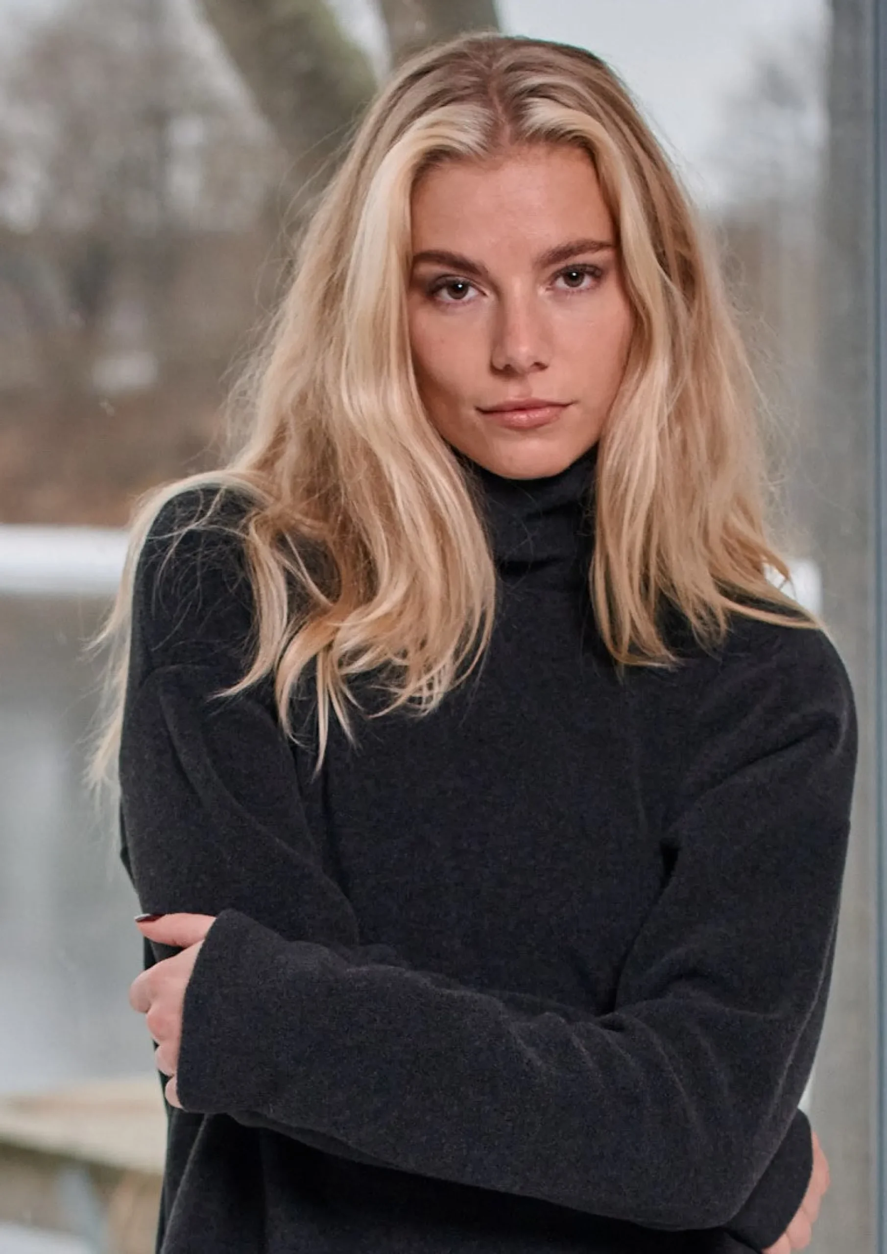 Store BLUSE HOHER KRAGEN | 1360 Damen Pullovers