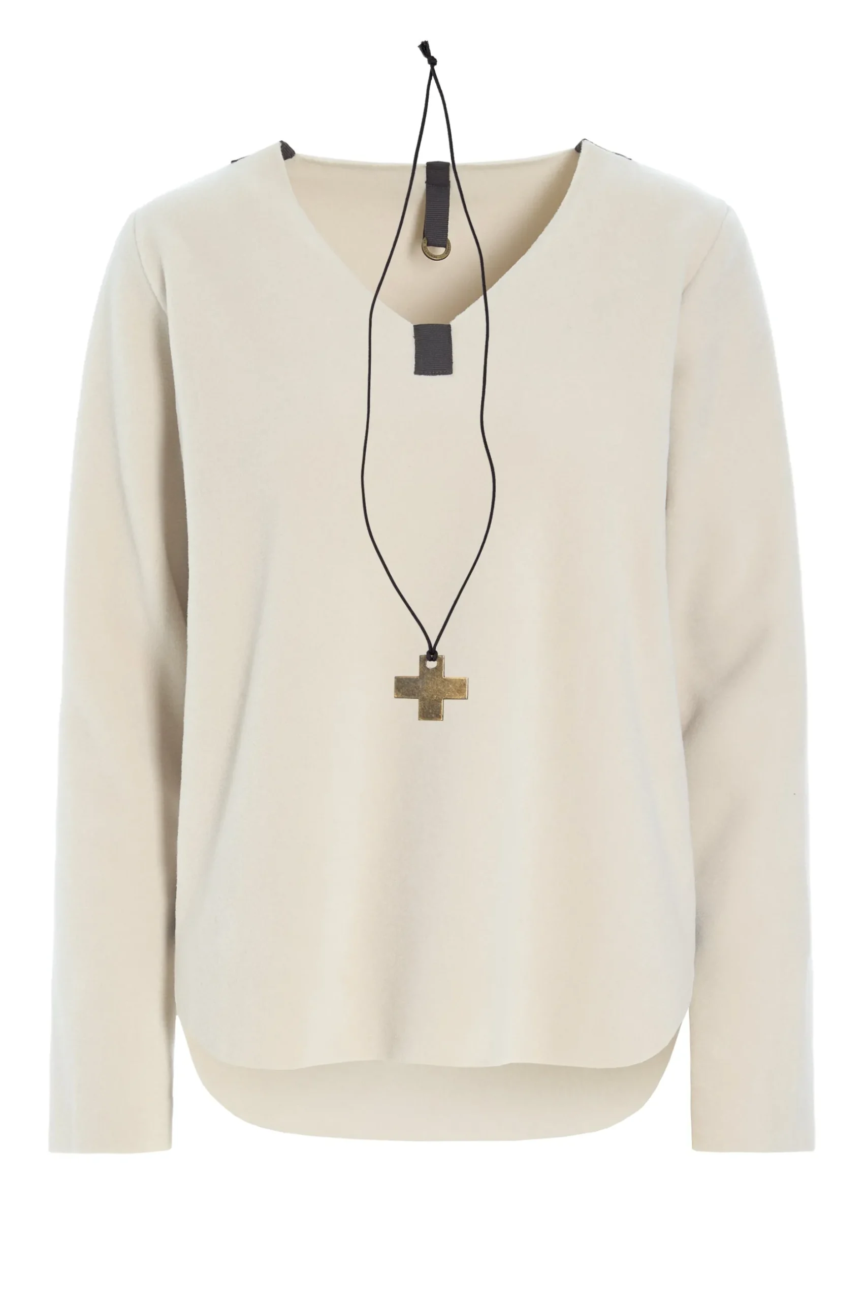 Best BLUSE M/ HALSKETTE | 1362 Damen Pullovers