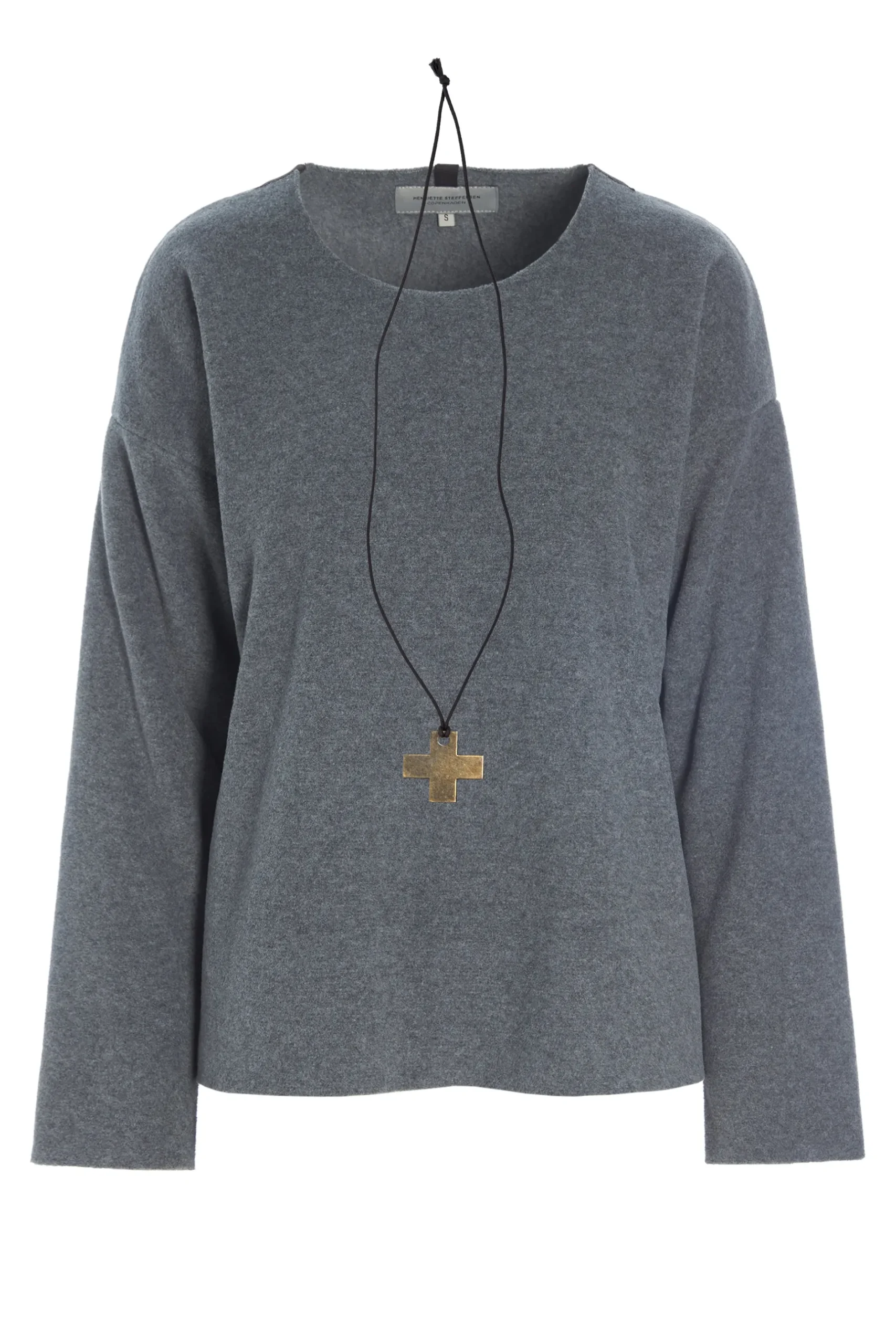 Shop BLUSE MIT RUNDEM HALS | 1355 Damen Pullovers