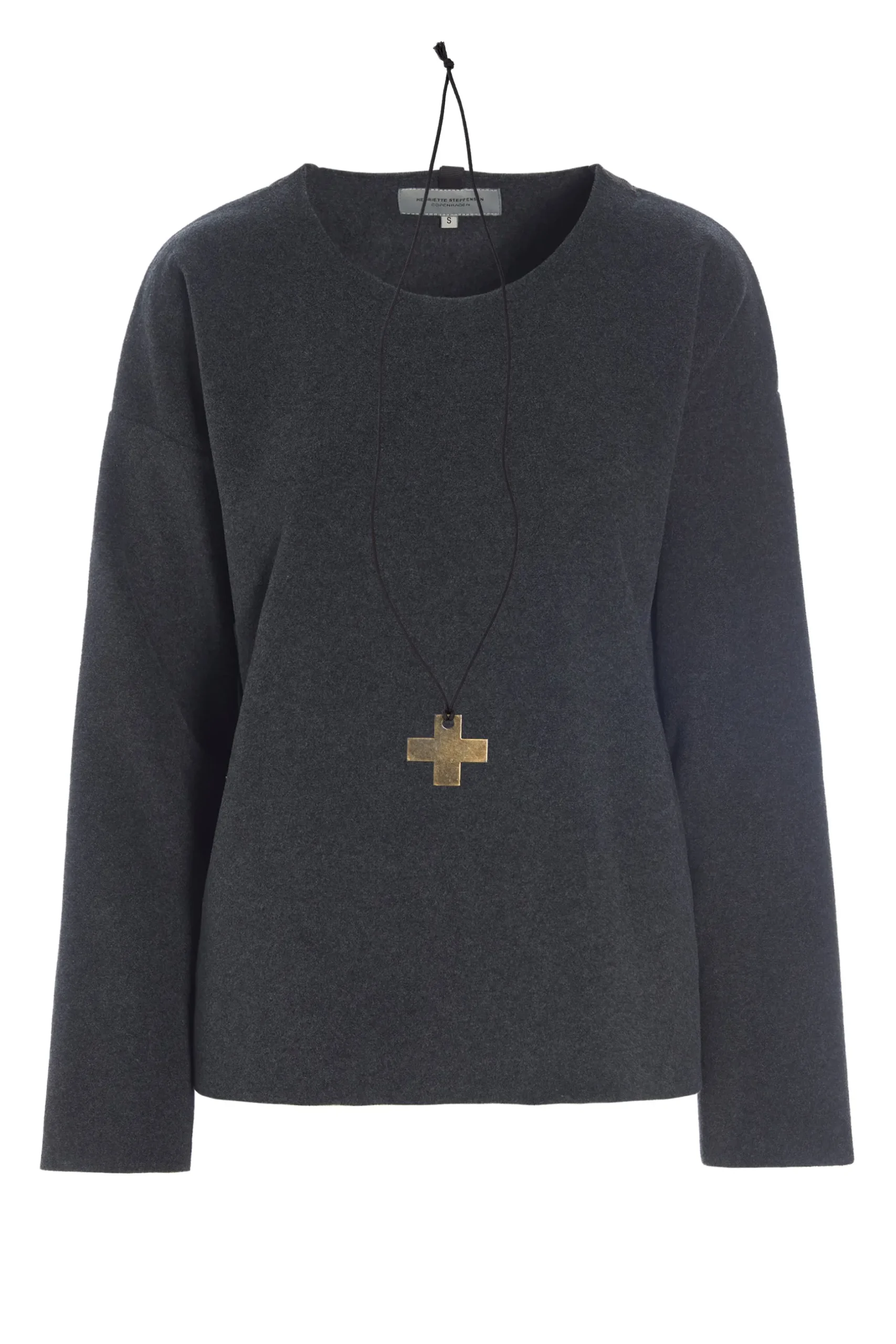 Sale BLUSE MIT RUNDEM HALS | 1355 Damen Pullovers