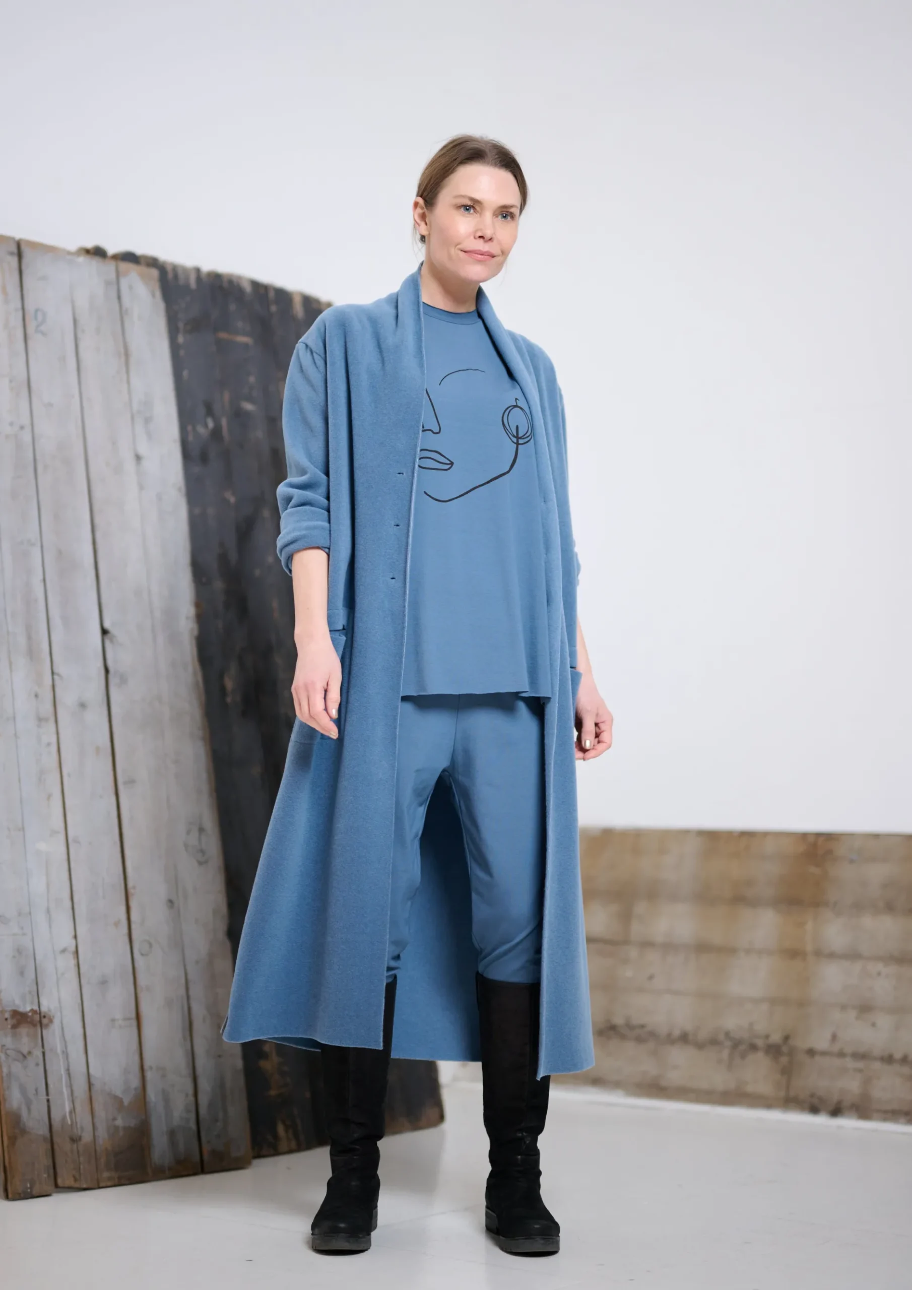 Cheap LANGER CARDIGAN | 7162 Damen Strickjacken