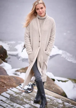 Sale LANGER CARDIGAN | 7162 Damen Strickjacken