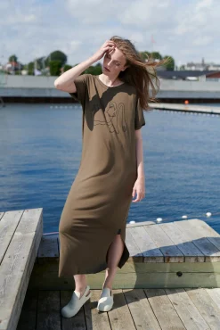 Outlet LANGES KLEID M/DRUCKEN | 98038 Damen Kleider