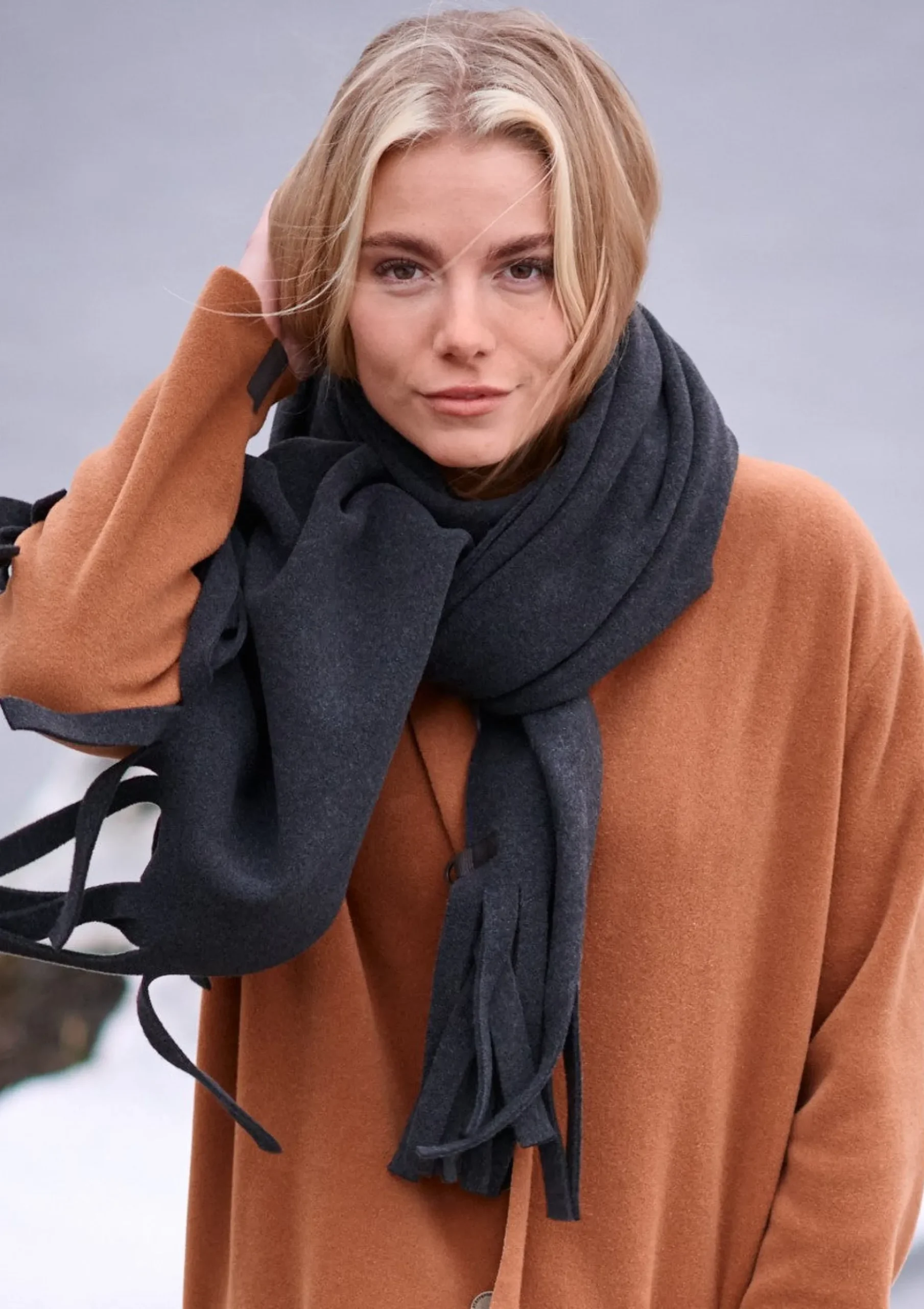 Flash Sale SCHAL MIT FRANSEN | 4077 Damen Schals