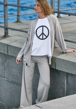 Hot TEE PEACE PRINT | 96066 Damen T-Shirts