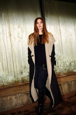 Outlet TRENCHCOAT AUS DOPPELLAGIGEM FLEECE | 7145 Damen Mäntel